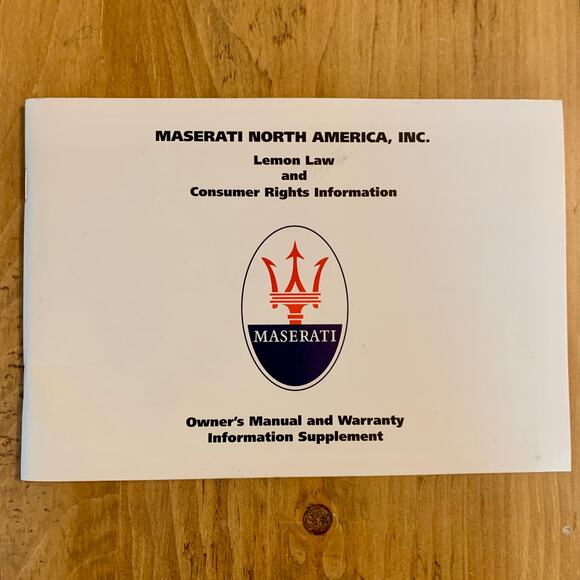 Maserati Ghibli 2016 Owner's Manual Factory Glovebox Book Leather Case DVD OEM - Picture 9 of 11